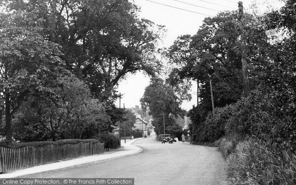 Photo of Pitsea, Station Road c.1955