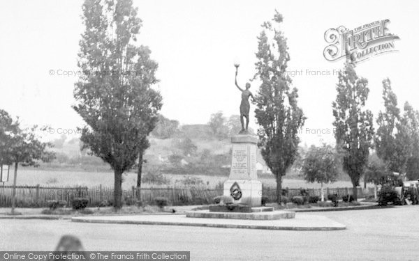 Photo of Pitsea, The Memorial c.1955
