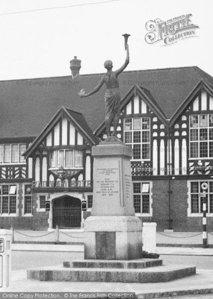 Photo of Pitsea, The Railway Hotel, And Memorial c.1955