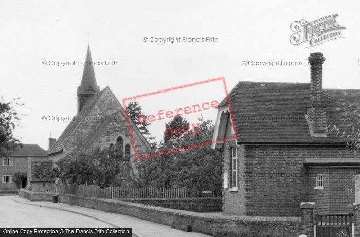 Photo of Plaistow, Church And Village Hall c.1955