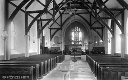 Church Interior 1901, Plaxtol