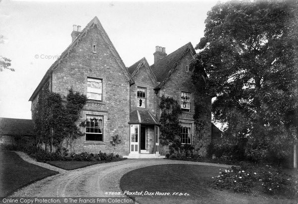 Photo of Plaxtol, Dux House 1901