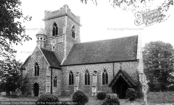 Photo of Pleshey, Holy Trinity Church c.1965