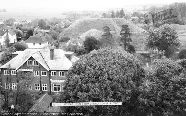 Photo of Pleshey, Retreat House From Church Tower c.1965