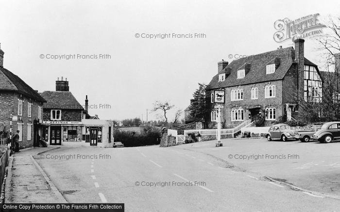 Photo of Pluckley, The Square And Black Horse c.1965