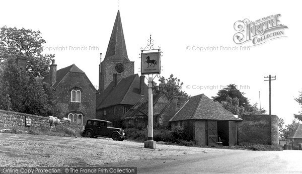 Photo of Pluckley, The Village Square c.1950
