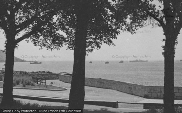 Photo of Plymouth, A Peep Through The Trees c.1950