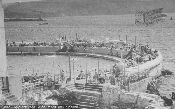 Photo of Plymouth, Bathing Pool c.1950