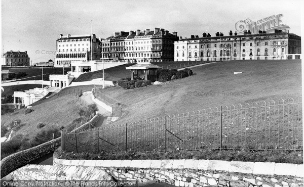 Photo of Plymouth, Belvedere And Grand Hotel c.1955