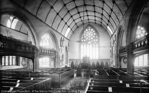 Photo of Plymouth, Charles Church, Nave East 1889