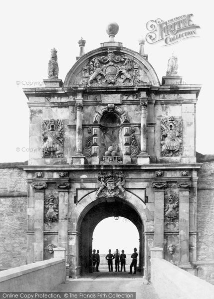 Photo of Plymouth, Citadel Gate 1889 - Francis Frith