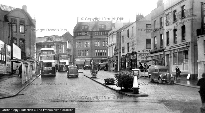Photo of Plymouth, Coburg Street c.1955