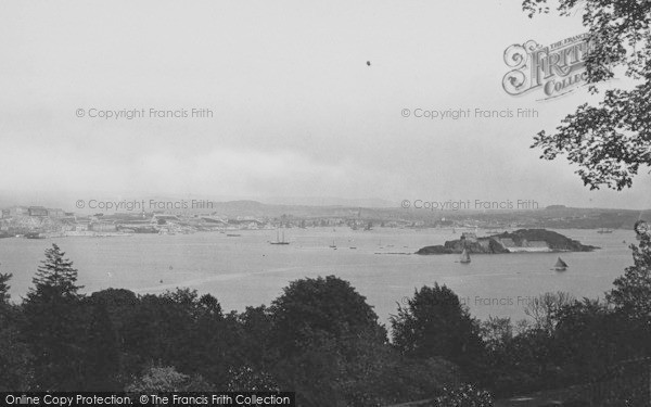 Photo of Plymouth, From Mount Edgcumbe 1890