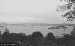 From Mount Edgcumbe 1890, Plymouth