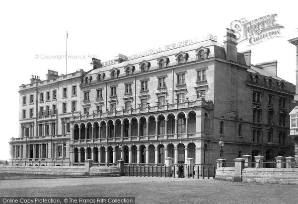 Photo of Plymouth, Grand Hotel 1889