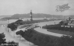 Hoe And Drake's Island 1904, Plymouth