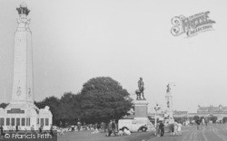 Hoe And War Memorial c.1950, Plymouth