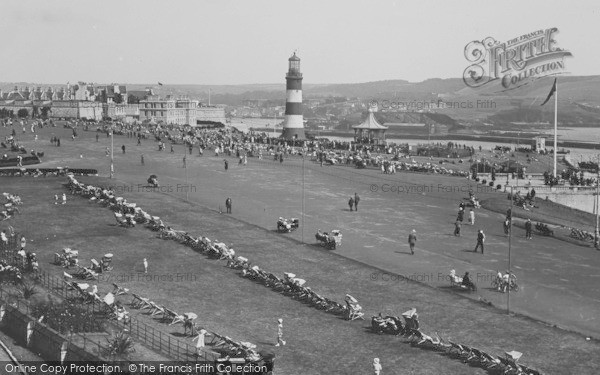 Photo of Plymouth, Hoe From West 1934