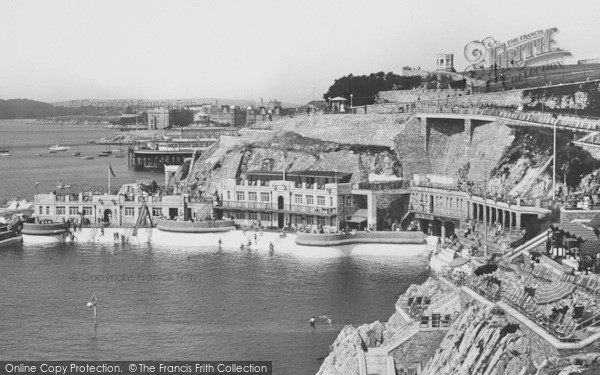 Photo of Plymouth, Lido From East 1934