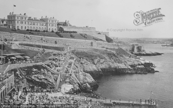 Photo of Plymouth, Lido From West 1934