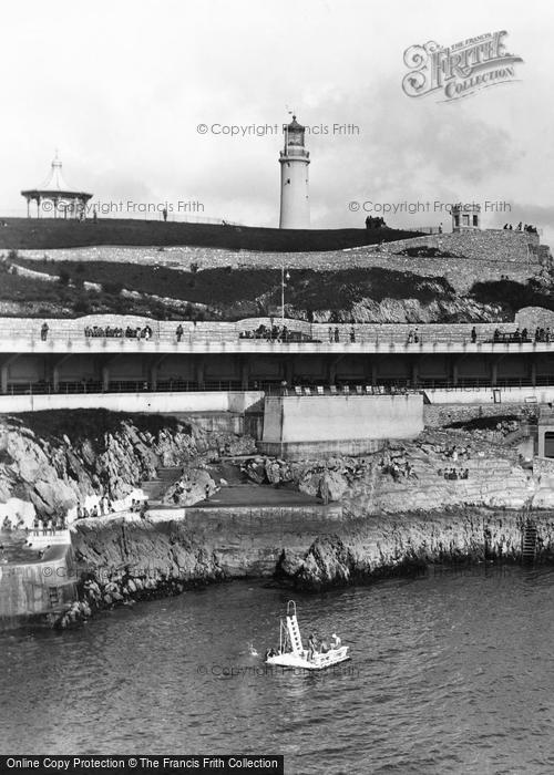 Photo of Plymouth, Lighthouse And Swimming Platform 1940