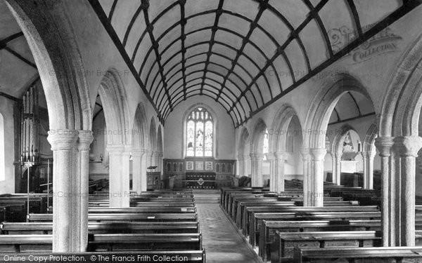 Photo of Plymouth, Maker Church Interior 1890