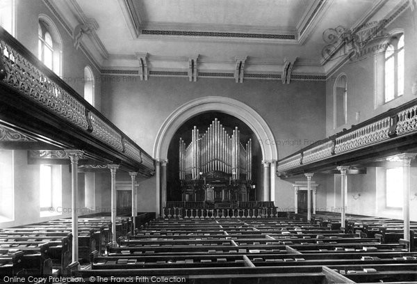 Photo of Plymouth, Mutley Baptist Chapel Interior 1890