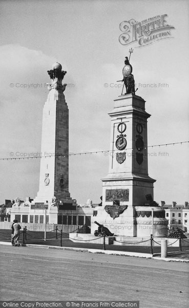 Photo of Plymouth, National Armada And Naval Memorials c.1955