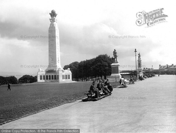 Photo of Plymouth, Naval, Drake And Armada Memorials 1924