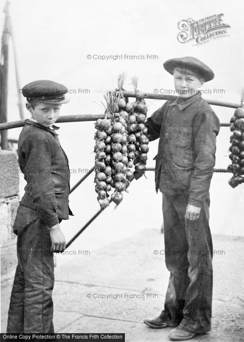 Photo of Plymouth, Onion Sellers 1907