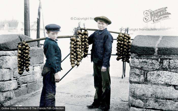 Photo of Plymouth, Onion Sellers 1907
