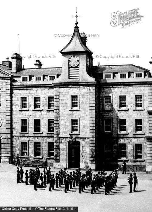 Photo of Plymouth, Royal Marine Barracks, Stonehouse 1890
