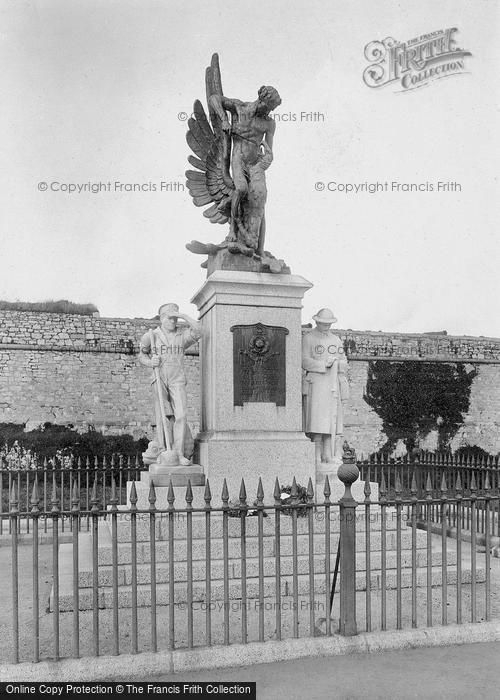 Photo of Plymouth, Royal Marine War Memorial 1924