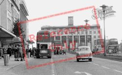 Royal Parade And National Provincial Bank c.1960, Plymouth