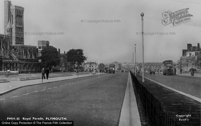 Photo of Plymouth, Royal Parade c.1955