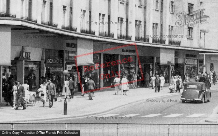 Photo of Plymouth, Shopping Parade, Old Town Street c.1960