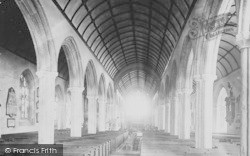 St Andrew's Church Nave East 1889, Plymouth