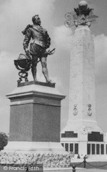 St Francis Drake And Royal Naval Memorials c.1960, Plymouth