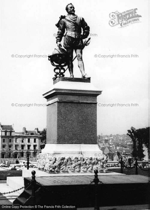 Photo of Plymouth, St Francis Drake Memorial c.1960