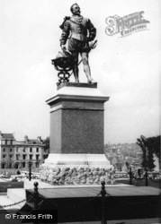 St Francis Drake Memorial c.1960, Plymouth