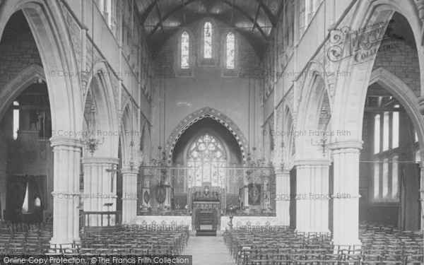 Photo of Plymouth, St Peter's Church Interior 1889