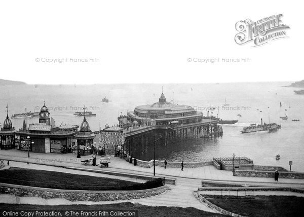 Photo of Plymouth, Steamers Leaving The Pier 1913