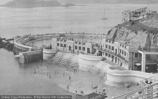 Photo of Plymouth, Swimming Pool And Sea Bathing Pool c.1955