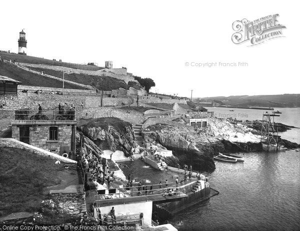 Photo of Plymouth, Swimming Pool From Pier 1934