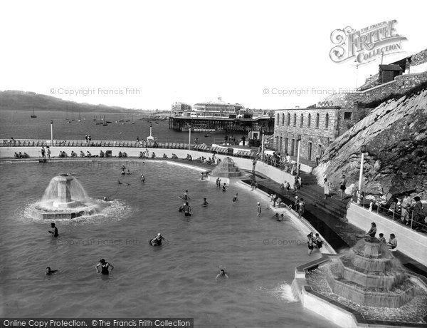 Photo of Plymouth, The Bathing Pool 1936