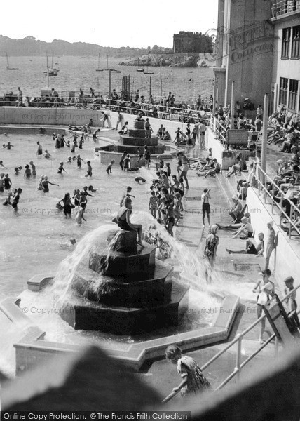 Photo of Plymouth, the Bathing Pool c1950