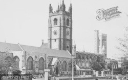 The Church From St Andrew's Cross c.1955, Plymouth