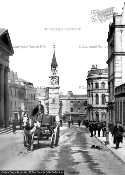 Photo of Plymouth, The Clock Tower 1889