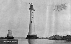 The Eddystone Lighthouse, Showing Rocks c.1895, Plymouth