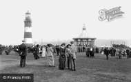 The Hoe And Smeaton's Tower 1913, Plymouth